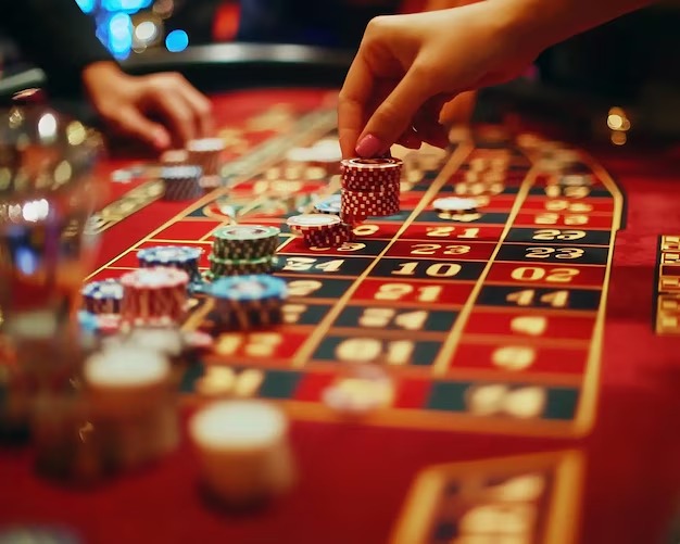 Live roulette table with real croupier on kios platform